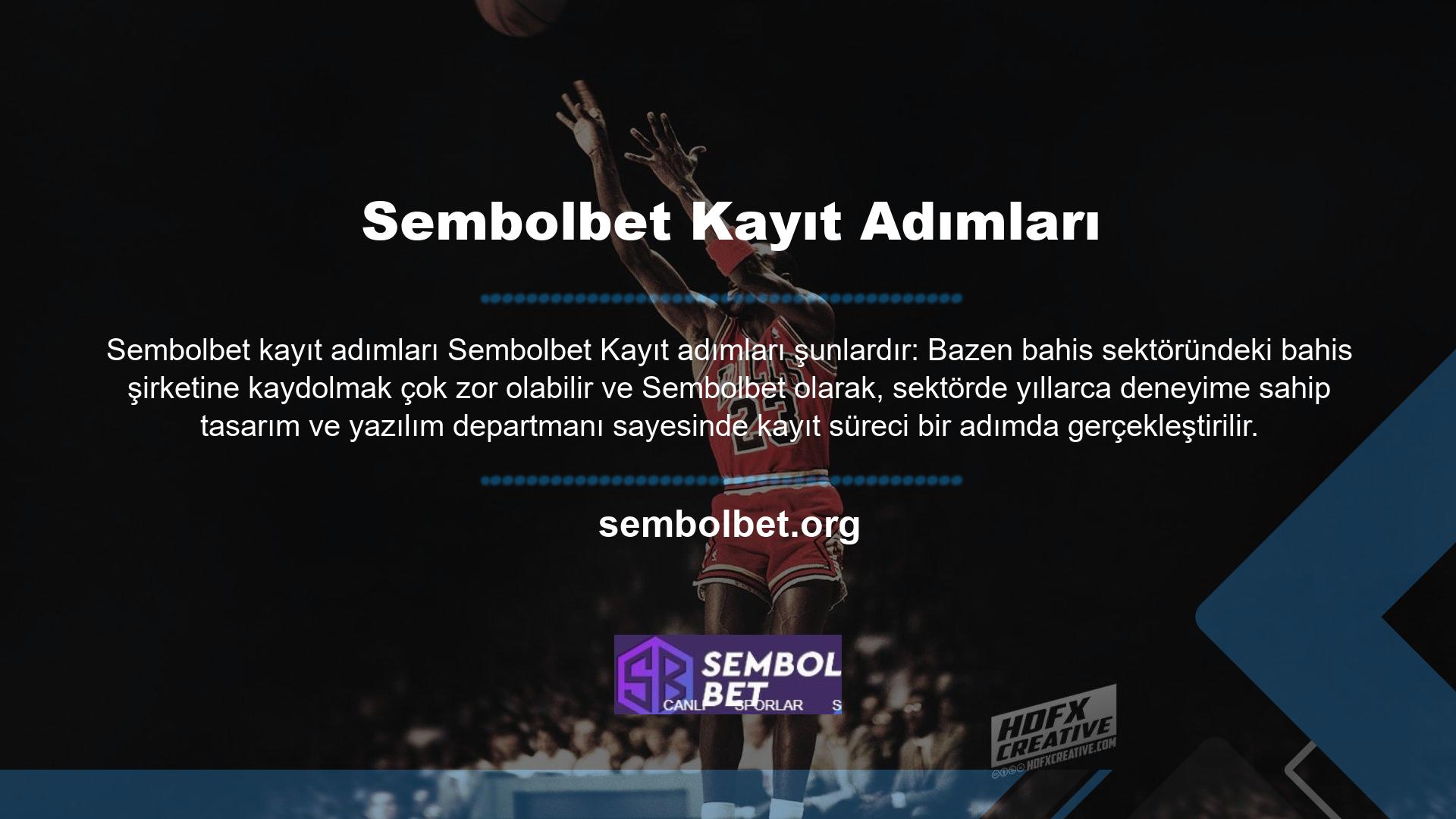 Mobil deneyimimizi ve mobil cihazlara yeni geçiş yapmayı önemsiyoruz, bu nedenle Sembolbet Mobile'dan kayıt gibi resimli anlatılarla kayıt yaptırıyoruz